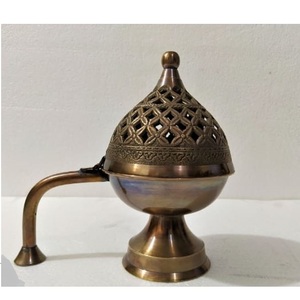 Classic Style Brass Gold Color Incense And Bakhoor <b>Burner</b> Top Quality Unique Incense <b>Burner</b> At Inexpensive Price - Product Image 1