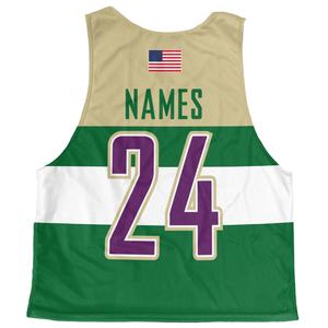 Maillots de crosse de sublimation personnalisés de haute qualité respirant 100% tissu de maille de polyester uniforme de crosse personnalisé imprimé Durable - Product Image 2