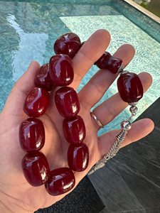 Chapelet islamique Misbaha en résine étanche fait main, Tasbih religieux, Cadeau de Ramadan et de l'Aïd, Décoration d'intérieur, Ange circulaire - Product Image 4