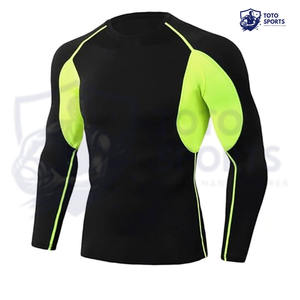 ชุดแรชการ์ดสำหรับผู้ชายคุณภาพสูงรุ่นใหม่ล่าสุด ดีที่สุดสำหรับนักกีฬามืออาชีพ สวมใส่สบาย ระบายอากาศได้ดี น้ำหนักเบา เหมาะสำหรับการออกกำลังกายและการต่อสู้ - Product Image 2