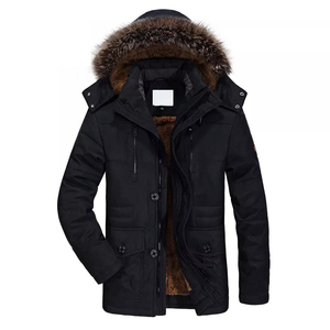 Nouvelles Vestes d'Hiver 2025 pour Hommes – Manteaux et Parkas Décontractés Épais avec Capuche en Polaire – Vêtements Masculins - Product Image 1