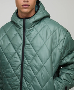 2026 Wholesale Price <b>Warm</b> Windproof <b>Waterproof</b> Breathable Luxury Winter Puffer <b>Jacket</b> Men Shiny Stand Polyester Plain Dyed - Product Image 4