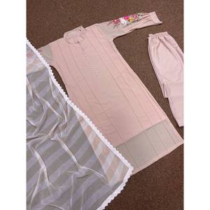 Hermoso conjunto de mujer Top-Bottom y Dupatta para fiestas - Product Image 6