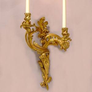 Applique Murale Classique Européenne Dorée, Style Baroque Antique, Luminaire Décoratif pour Villa, Palais, Hôtel, Salon - Product Image 2