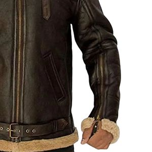 Custom Motorcycle Leather Jacket Men Biker <b>Coat</b> PU Leather <b>Slim</b> Fit Quilted Sleeve Zipper Outerwear Streetwear Fashion Wholesale - Product Image 6