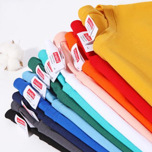Camisetas de 220 Gramos, Tejidas en Algodón Grueso de Alta Calidad, Personalizadas para Gimnasio, Camisetas para Hombre con Estampado DTG, Estilo Urbano, Diseño Sólido - Product Image 1