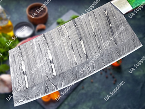Couteau de Chef de Cuisine Robuste en Acier Damas à Manche Vert, Personnalisable, Vente en Gros, Prise en Charge OEM/ODM - Product Image 4
