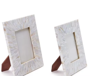 New Arrival Handmade Mother <b>Pearl</b> <b>Photo</b> <b>Frame</b> Natural Mop Table Shelf for Wedding Gift Couple Picture <b>Frame</b> Home Office Decor - Product Image 1