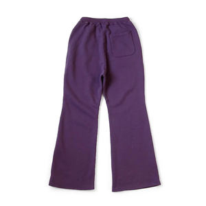 Pantalons de détente évasés pour femmes sur mesure, en coton molletonné, pantalons de survêtement décontractés, fabricant de marques privées - Product Image 2