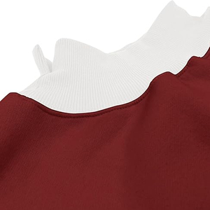 Sweat-shirt doux pour femme, col rond, manches longues, vêtement décontracté et chaud, coupe confortable, fabricant OEM ODM, vente en gros personnalisée - Product Image 4