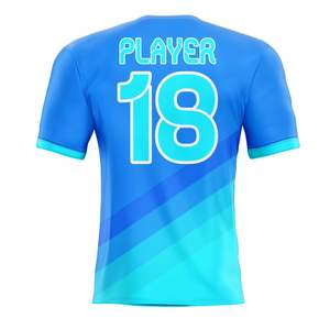Maillots de football par sublimation en gros, maillots de football personnalisés, respirants, légers, séchage rapide, uniformes d'équipe, usine de vêtements de sport OEM - Product Image 6