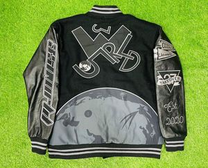 Top Trending Wool Body Leather Sleeves Varsity Jacket Custom Embroidery Logo Screen Print Varsity Jacket for Men - Product Image 2