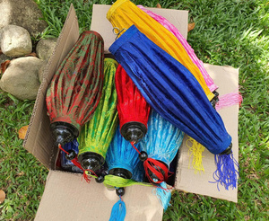 Premium Handmade Silk Lanterns Vietnam Bamboo <b>Frame</b> Silk Lanterns Decorative Silk Lanterns For Resort Decor - Product Image 4