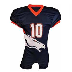 Jersey de Fútbol Americano de Manga Corta Multicolor con Diseño Único, Logotipo Personalizado, Precio Económico, Cuello en V, para Hombre - Product Image 4