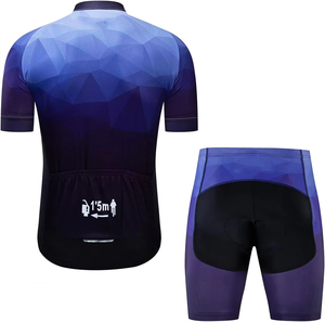 Ensemble de maillot de cyclisme personnalisé ASTURBAN WEAR, respirant, séchage rapide, coupe-vent, antibactérien, respectueux de l'environnement, protection UV - Product Image 2