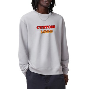 Sweat-shirt pour homme de haute qualité, en molleton français, imprimé en relief, 420 GSM, streetwear, col rond, manches longues, jersey surdimensionné - Product Image 1