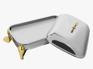 Stainless Steel 3 Quart Rectangular <b>Chafing</b> <b>Dish</b> <b>Buffet</b> <b>Set</b> Catering Food Warmer for Parties And Events At Best Price - Product Image 4