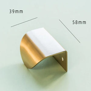 Leaf Invisible Brass <b>Gold</b> <b>Drawer</b> <b>Pulls</b> Modern Decorative Cabinet & Wardrobe Cupboard Handles & <b>Pulls</b> - Product Image 2