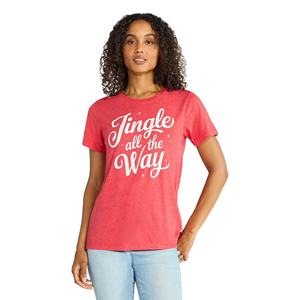 T-shirts décontractés à manches courtes pour femmes, coupe ajustée, col rond, 100% coton, écologiques, grandes tailles, personnalisés par BD Supplier - Product Image 2