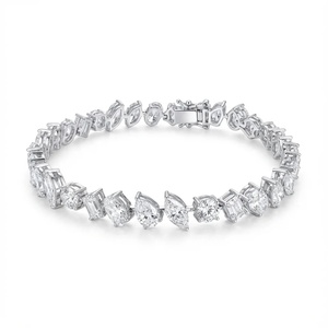 Bracelet Mix-Match en Diamants Inclinés - Or 9k, 14k, 18k - Product Image 4