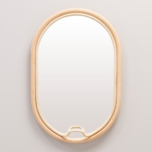 Natural <b>rattan</b> mirrors best seller home furnishing accessory handmade oval dressing mirror - Product Image 4