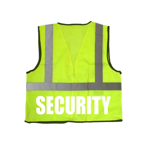 Chaleco de Seguridad Reflectante Amarillo de Alta Visibilidad, Unisex, Poliéster, para Todas las Temporadas, Uniforme de Guardia, Ropa de Trabajo - Product Image 3