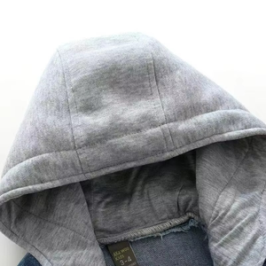 Chaqueta Varsity de Invierno 2025 para Niños, Nueva Moda Casual, Marca de Ropa Infantil, Chaqueta de Mezclilla de Algodón Suave Lavado, Venta al Por Mayor - Product Image 4