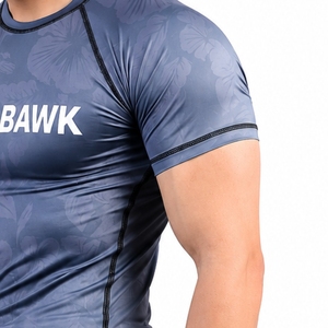 Custom <b>Men's</b> <b>Compression</b> Rash Guard <b>Shirt</b> Training <b>Compression</b> <b>Shirt</b> Breathable & Lightweight Soft Fabric For <b>Men</b> Rash Guard - Product Image 6