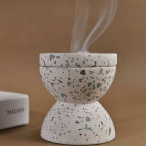 เตาเผาบัคฮูร์ เตาเผาเครื่องหอมเรซิ่น เตาเผาเครื่องหอมหิน ที่วางเครื่องหอมเรซิ่น สำหรับตกแต่งบ้าน ผ่อนคลาย - Product Image 5