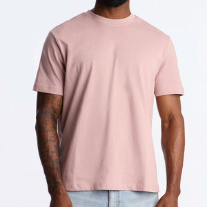 T-shirts 100% coton délavés à l'acide, confortables, nouveau design, séchage rapide, t-shirts délavés à l'acide pour hommes, nouveau design, t-shirt uni délavé à l'acide - Product Image 5