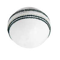 Pelota de críquet de cuero de alta calidad con costuras resistentes para entrenamiento en interiores y exteriores, para entrenadores y críquet escolar