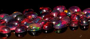 Red Fire Ethiopian <b>Opal</b> Cabochon 6x4mm Oval Loose Gemstone Natural <b>Opal</b> October Birthstone Jewelry Making Wholesale - Product Image 4