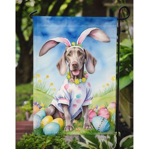 Multicolor Weimaraner Easter Egg Hunt Garden Flag Decorativo Yard & Patio Artwork para buzón Flower Beds-Yard Lawn Sign Size - Product Image 3