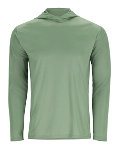 Sweat-shirt à capuche pour homme, coupe classique, couleur unie, tricoté, décontracté, manches longues, vert sarcelle - Product Image 2