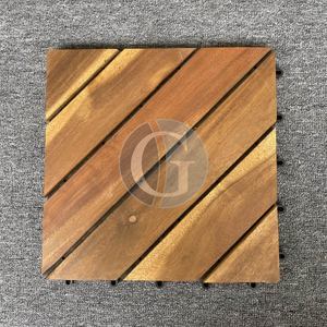 Baldosas de Madera Duraderas para Terraza, Piso de Patio Encastrable de Madera de Acacia - Product Image 5