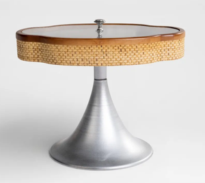 Support à gâteau rond en aluminium tressé écologique, présentoir à dessert pour mariage, fête, pâtisserie - Product Image 1