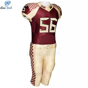 Wholesale Custom American Football Uniform Sublimation Breathable Short Football Jersey Pants Set Club High Quality Custom Logo - Product Image 4