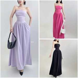 Vestido de Noche Largo de Seda, Estilo Vietnamita, Elegante y Moderno, Estilo Casual Dulce, Suministro al por Mayor - Product Image 4