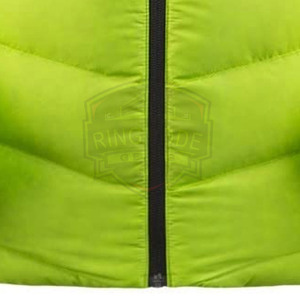 Concevez votre propre veste matelassée d'hiver à col montant avec logo sur le devant, service OEM, légère, disponible en stock - Product Image 5