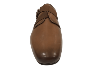 Mocasines de Cuero Genuino para Hombre con Hebilla Decorativa, Punta Puntiaguda, Color Sólido, Transpirables, para Todas las Temporadas, Zapatos Casuales - Product Image 4