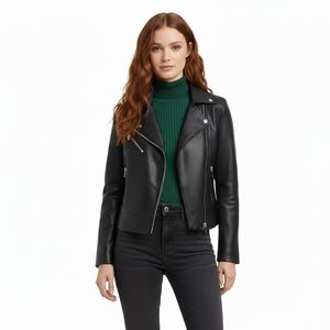 Top Quality Lady <b>Leather</b> Jacket Best Selling Outdoor Women <b>Leather</b> Jacket | for Women Stylish <b>Leather</b> Jackets - Product Image 3