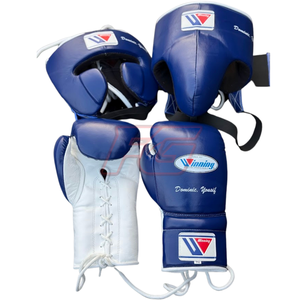 Custom Winning Training Boxing Set Cowhide Leather Hook Loop Lace Boxing <b>Gloves</b> Kick Boxing Stretch Non Slip Breathable OEM - Product Image 2