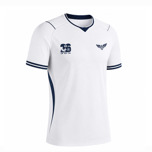 Camiseta de Fútbol Blanca Premium 2026, Personalizable, Transpirable, de Secado Rápido, Uniforme de Entrenamiento para EE. UU. - Product Image 1