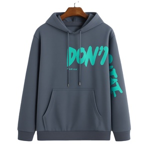 Haute qualité hommes sweats à capuche épais polaire pull sweat Streetwear mode décontracté confortable vêtements de sport - Product Image 1