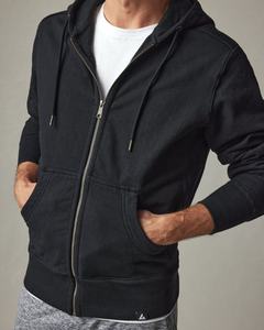 Unisex Premium Heavyweight <b>Full</b> <b>Zip</b> Up Hoodie Custom Logo Wholesale Streetwear Cotton Blend Solid Color Hooded <b>Sweatshirt</b> - Product Image 5