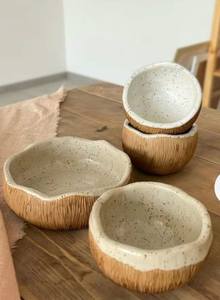 Tazón de Cerámica de Alta Calidad para Servir Granadas, Color Marrón Multicolor, para Cocina, Hotel, Restaurante, Fiestas, Apto para Lavavajillas - Product Image 4