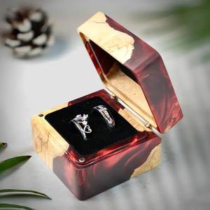 Caja de Joyería de Resina Epoxi, Porta Anillos, Caja de Almacenamiento para Regalos, Gran Venta - Product Image 3