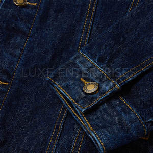 Services OEM, veste en jean d'hiver pour homme, design personnalisé de haute qualité, 100% coton, logo sur le devant, respirante, décontractée - Product Image 4