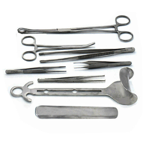 Collection d'instruments de laparotomie de base en acier inoxydable, kit de laparotomie de base médical, fourniture directe d'usine, kit de laparotomie de base - Product Image 2