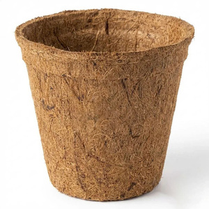Coir pot <b>for</b> growing seedlings big natural coconut fiber <b>plant</b> pots nursery <b>basket</b> planter - Product Image 1